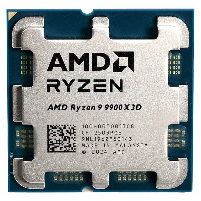 AMD Ryzen 9 9900X3D CPU (Tray)
