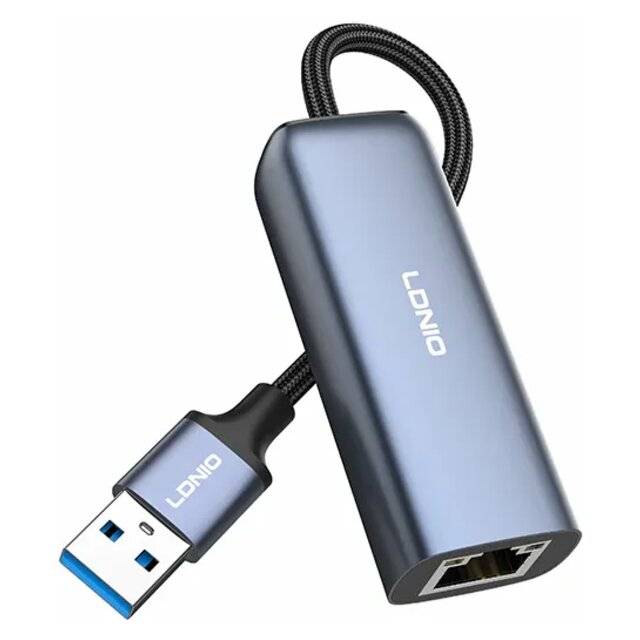 Ldnio RJ‑01U USB‑A to Ethernet Adapter