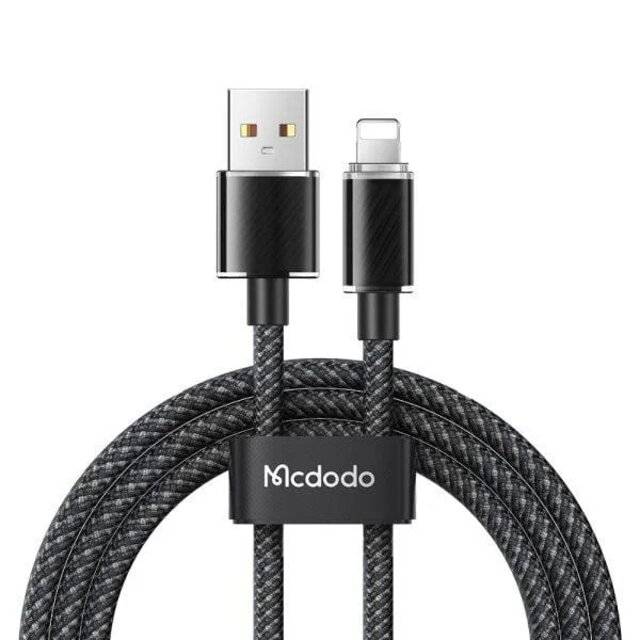 Mcdodo 3640 1.2m USB‑A to Lightning Cable (Black)