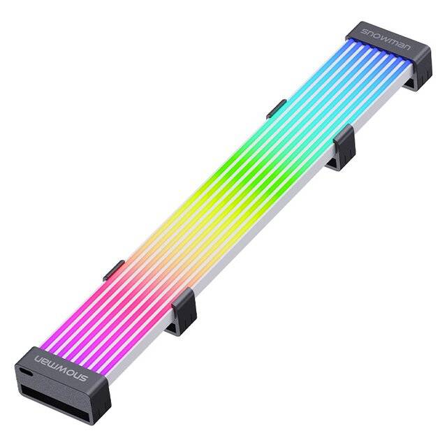 Snowman A40 2*8 Pin ARGB Strip [No Cable] (Black)