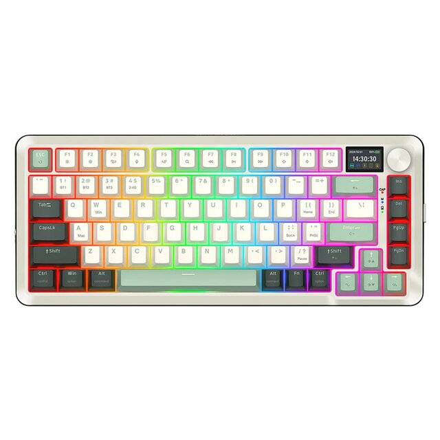 Redragon K708WLG RGB Pro Flekact 3‑Mode Mechanical Keyboard