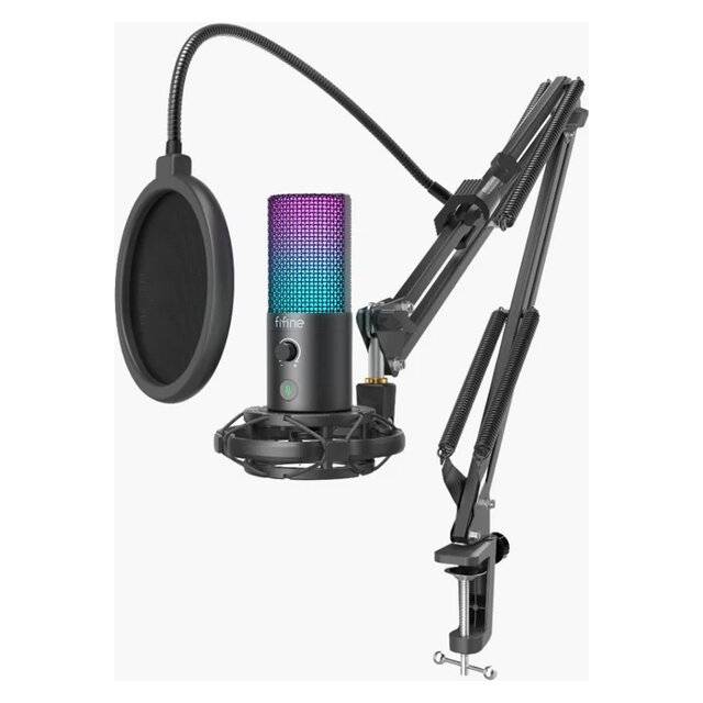 ANAS : Fifine T669 Pro 3 RGB Gaming Microphone