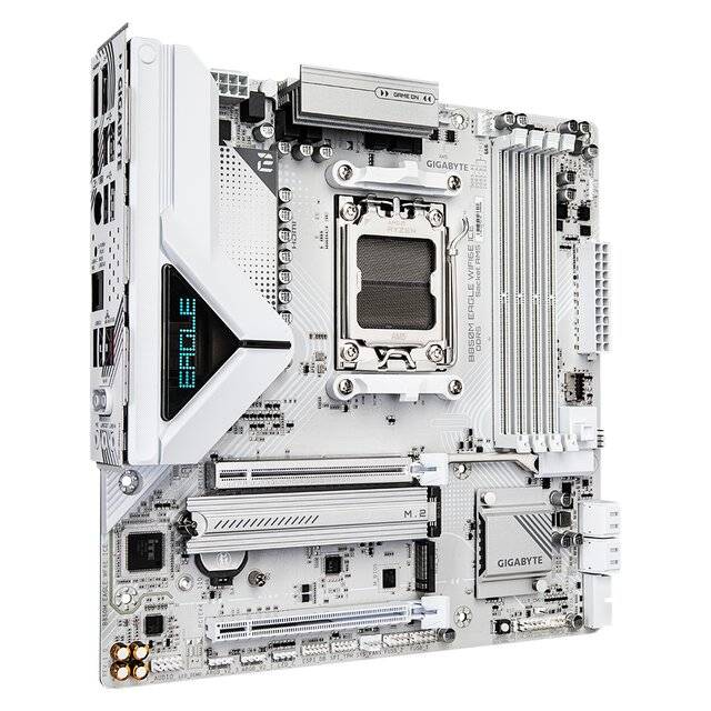 Gigabyte B850M Eagle WiFi 6E Ice AMD DDR5 Motherboard