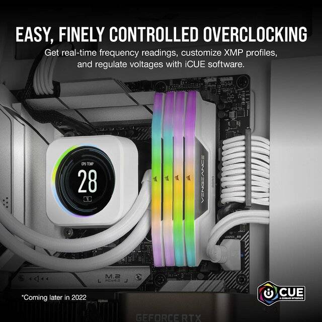 Corsair 32GB (2×16GB) 6000MT/s CL36 (White) DDR5 RAM - صورة 3