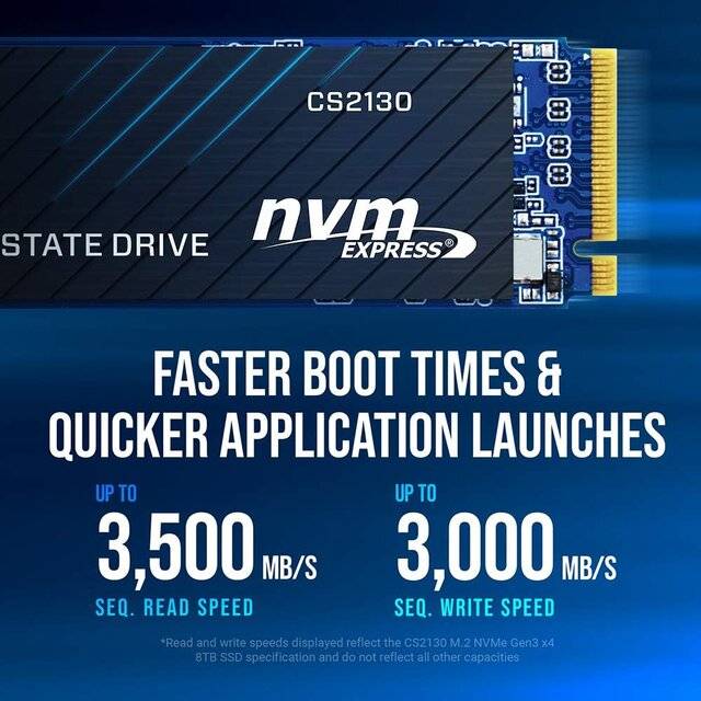 PNY CS2130 SSD 2TB NVMe PCIe Gen3x4 3500MB/s - صورة 3