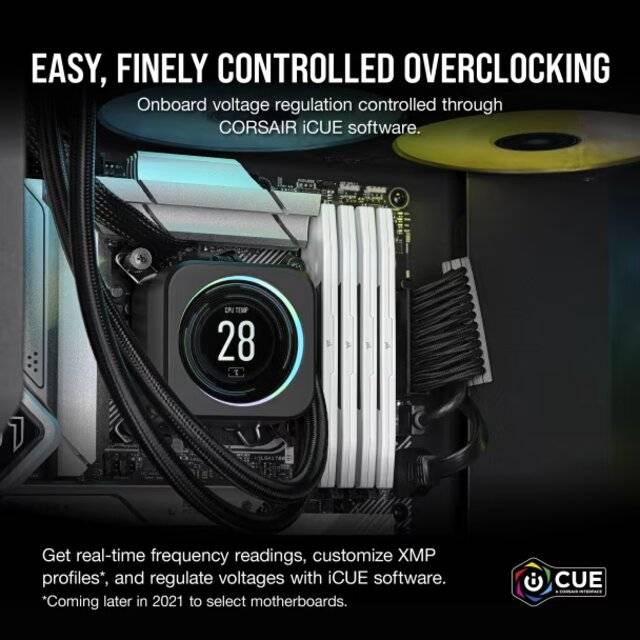 Corsair DDR5 64GB (2×32GB) 6400MHz (White) - صورة 3