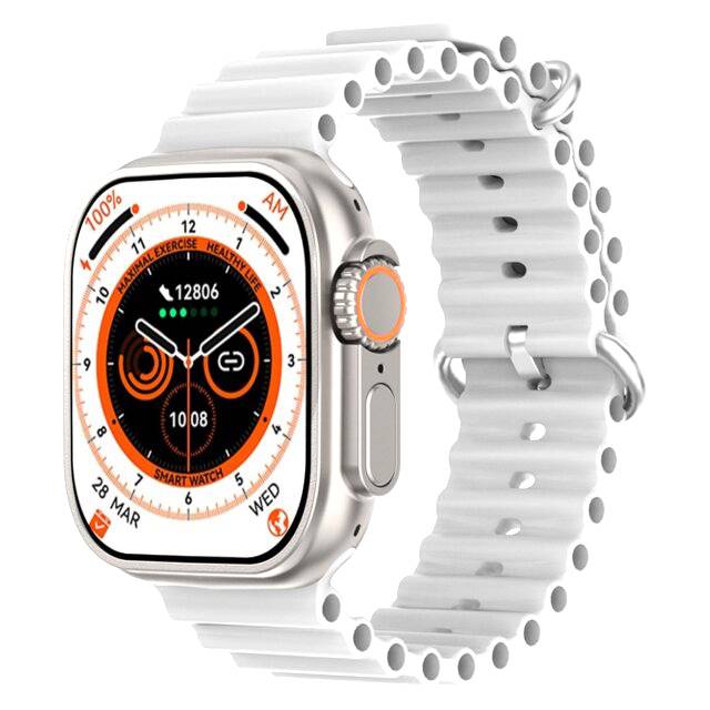 ANAS : Gs Ultra Max Smart Watch (White)