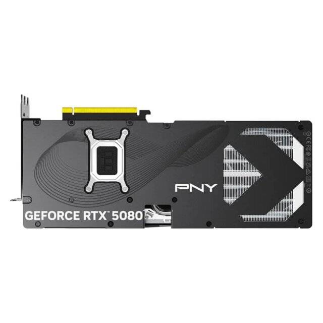 PNY GeForce RTX 5080 16GB DDR7 Stealth Mode (3‑Fan) Black - صورة 2