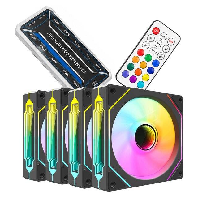 Fan Kit 4 + Hub + Remote
