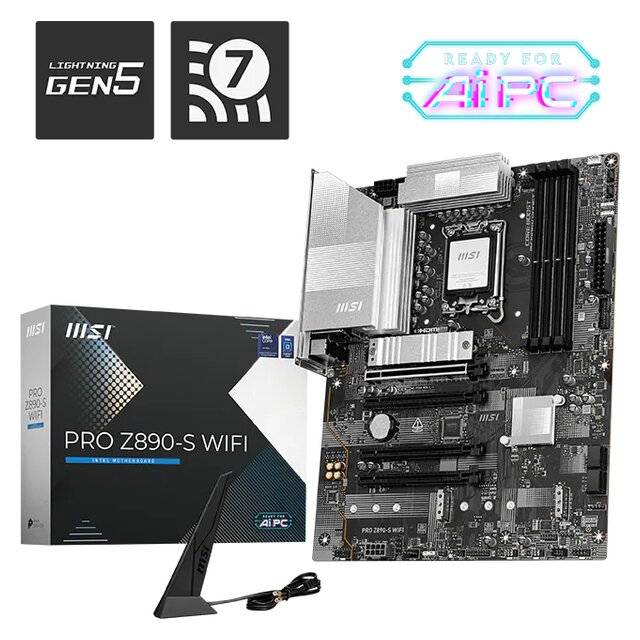 MSI PRO Z890-S WIFI 7 DDR5 Motherboard - صورة 3