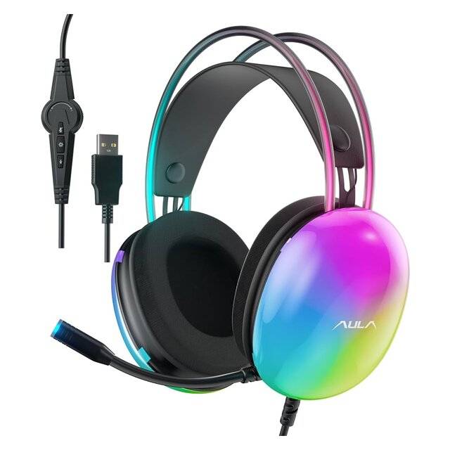 Aula S505 RGB Headset Black Anas IQ