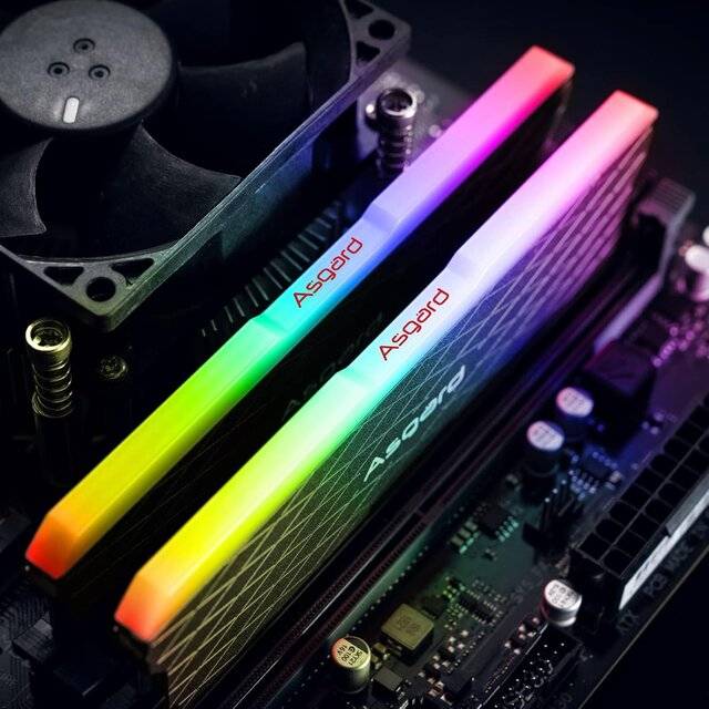 Asgard RGB 16GB (2×8GB) 3200 DDR4 RAM (Black) - صورة 3
