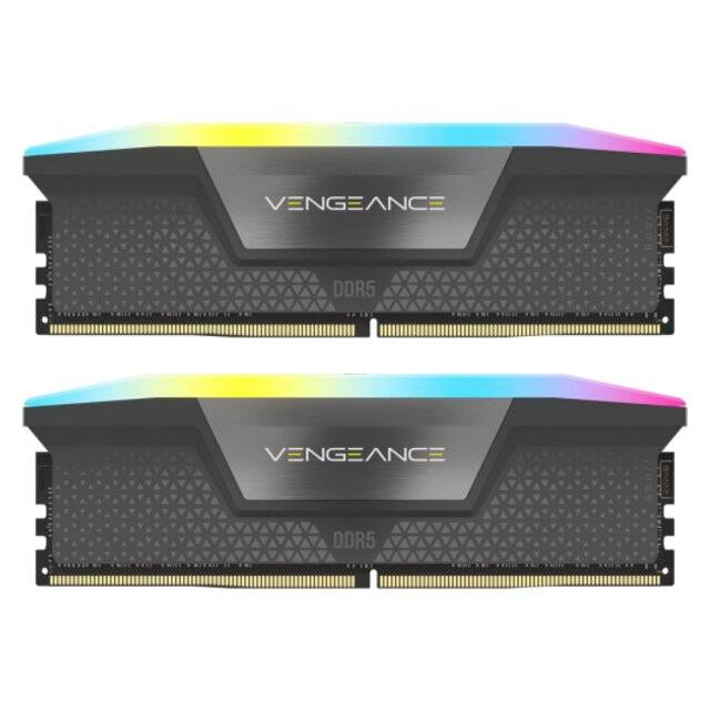Corsair DDR5 32GB (2×16GB) 5600MT/s CL40 RGB Intel - صورة 2