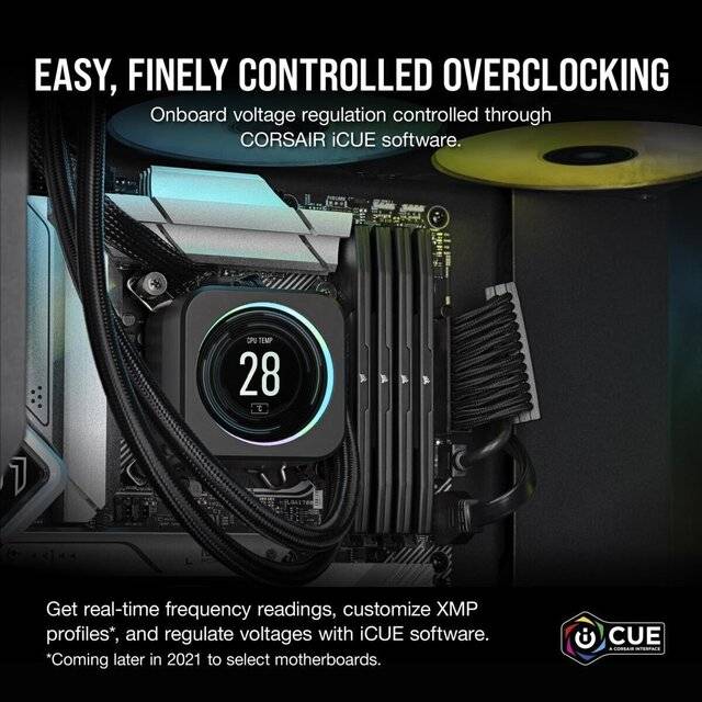 Corsair DDR5 64GB (2×32GB) 6400MHz (Black) - صورة 3