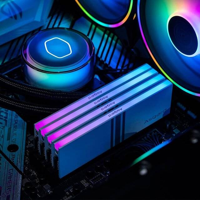 Asgard RGB 16GB (2×8GB) 3200 DDR4 RAM (White) - صورة 3