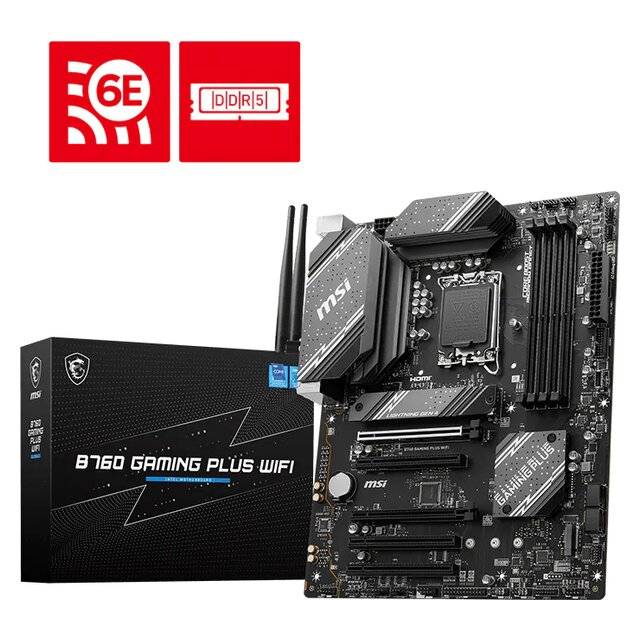 MSI B760 Gaming Plus WiFi Intel DDR5 Motherboard - صورة 2